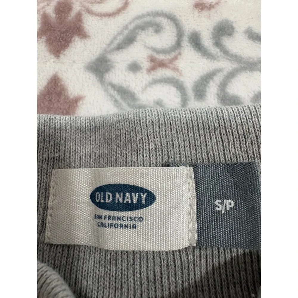 Old Navy Mens Heather Gray Jogger Sweatpants Drawstring Pockets Small